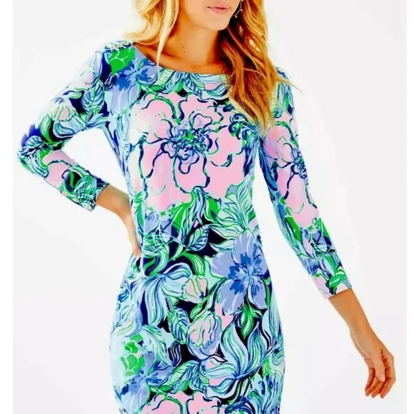 Lilly Pulitzer Sophie Dress Party Thyme - Picture 1 of 7